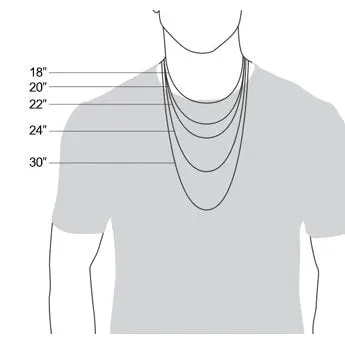 10K Yellow Gold (2.8mm) Hollow Rope Chain (18" - 24")