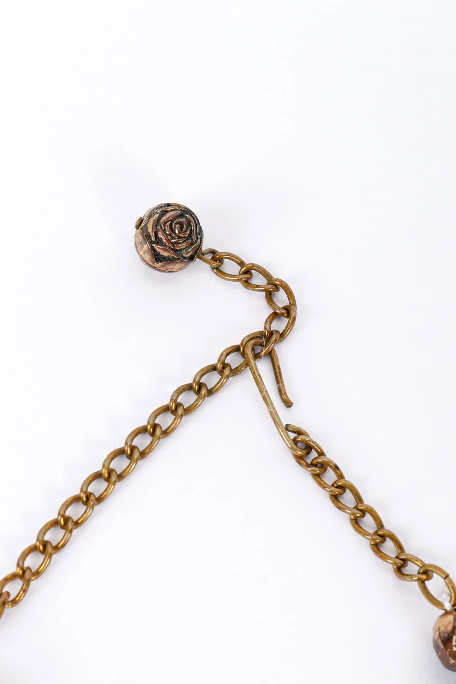 Bakelite Crescent Bead Collar Necklace