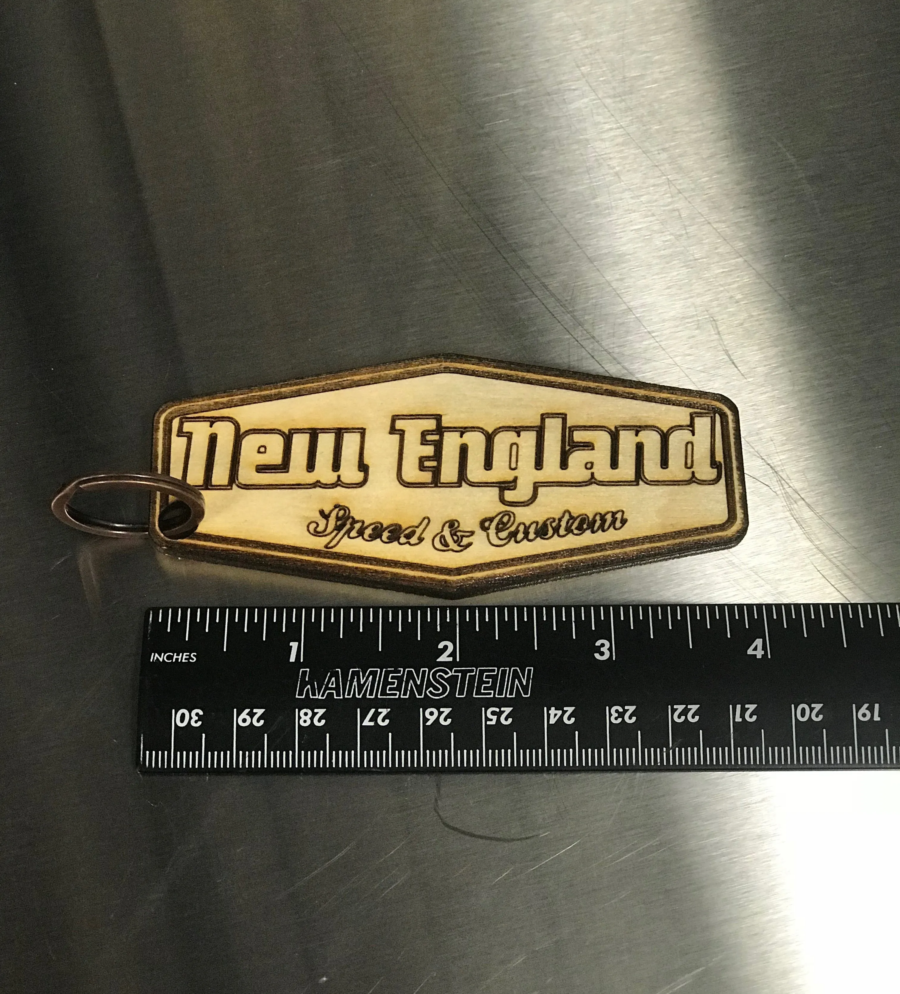 NESC  "Custom Balsa Wooden Key Chains"