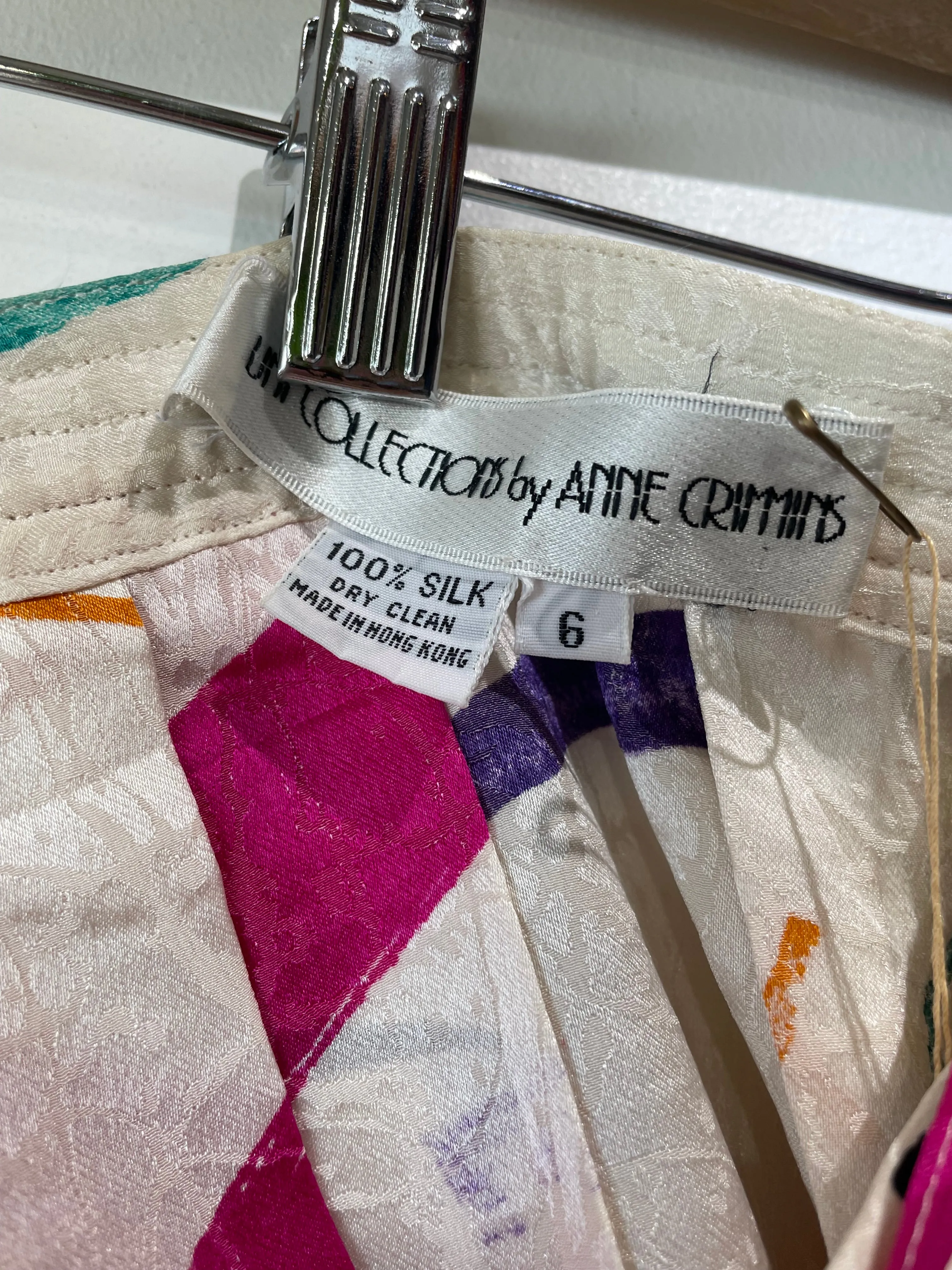 Vintage Anne Crimmins Pleated Skirt
