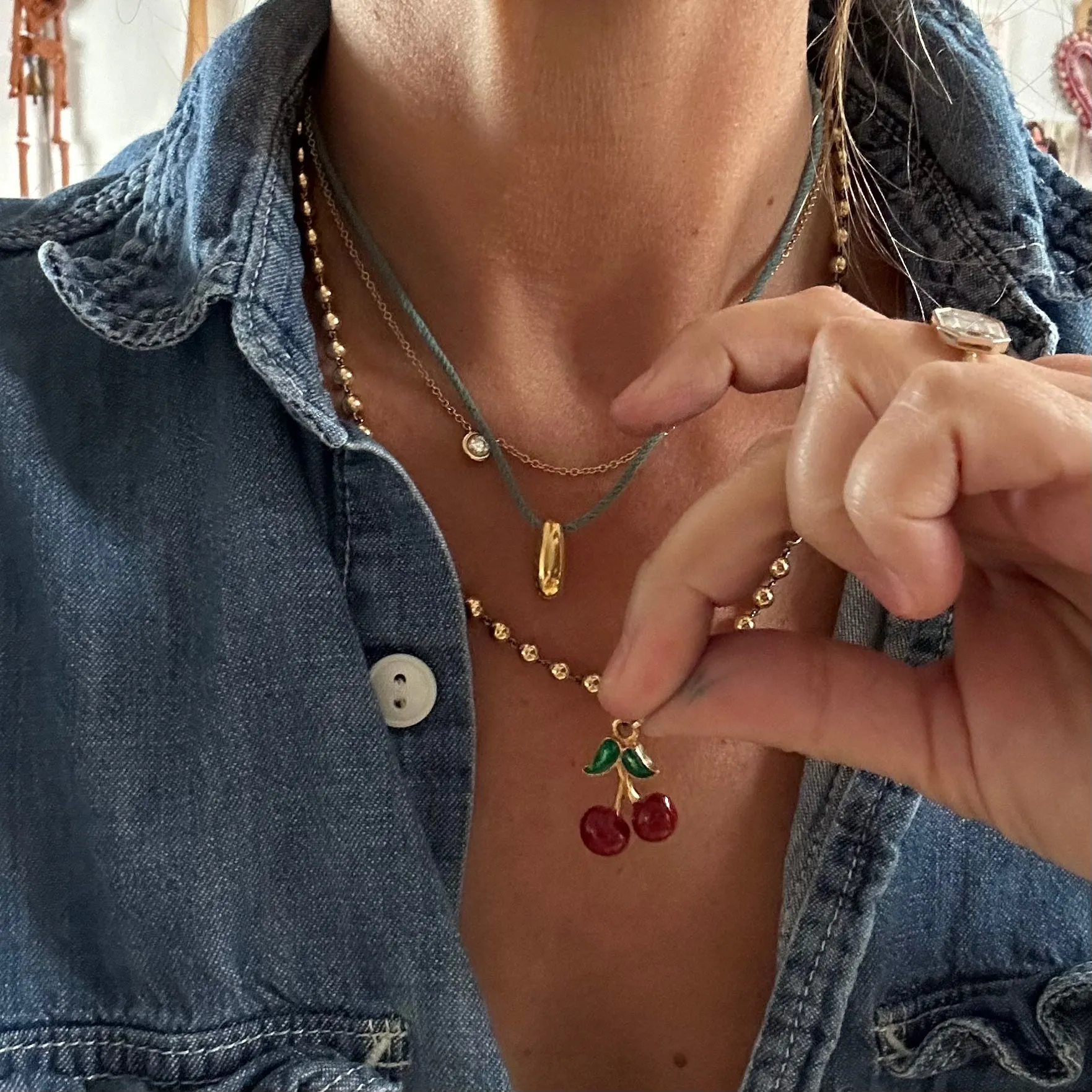 Vintage Cherry Charm